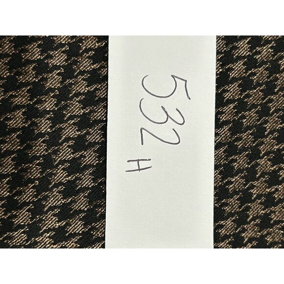 Chicos Womens Brown Black Houndstooth Slim Fit Pants Size 2 - Picture 9 of 9